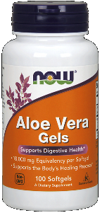Aloe Vera (100 softgels 10,000 mg) NOW Foods